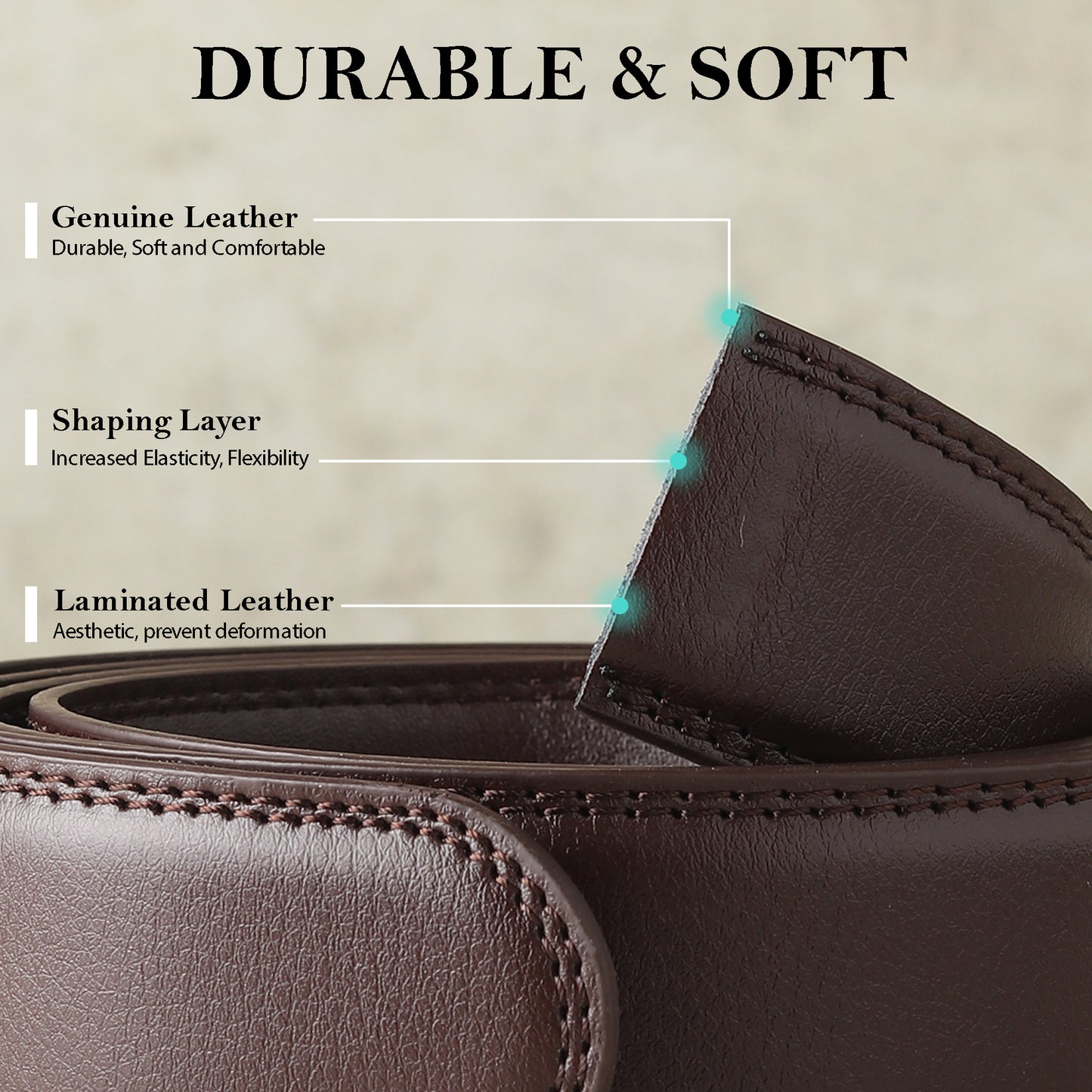 Jarvis Italian Leather Ratchet Black & Brown Reversible Belt For Men - Matte Grey Auto-Lock Buckle (Premium Gift Box Included)
