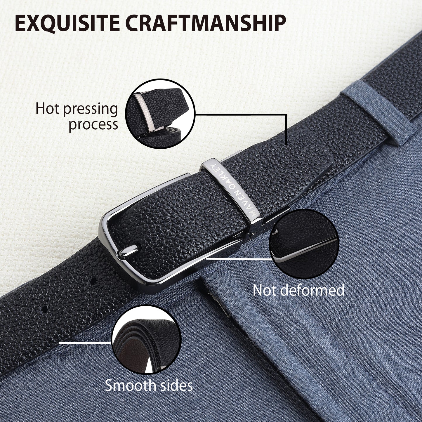 Axel PU Reversible Black & Brown Belt For Men – Matte Grey Buckle (Premium Gift Box Included)